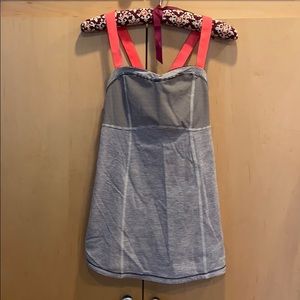 Lululemon adjustable strap built in bra tank